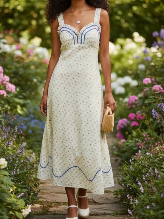Free People Dresses & Skirts - Free People Sweet Hearts Midi Dress